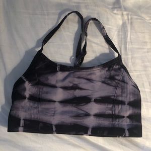 SoulCycle tie-dye sports bra
